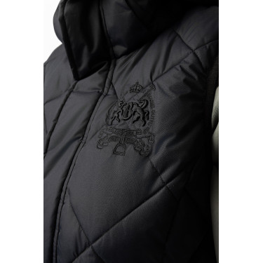 Doudoune longue sans manches rembourrée Gem B Vertigo Beauté noir