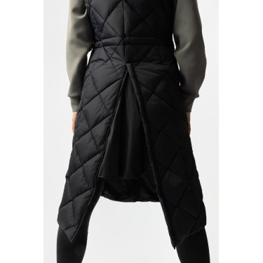 Doudoune longue sans manches rembourrée Gem B Vertigo Beauté noir
