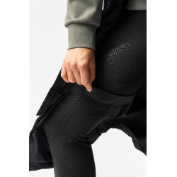 Doudoune longue sans manches rembourrée Gem B Vertigo Beauté noir