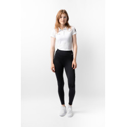 Legging fond intégral Grip Horze Dea femme Noir