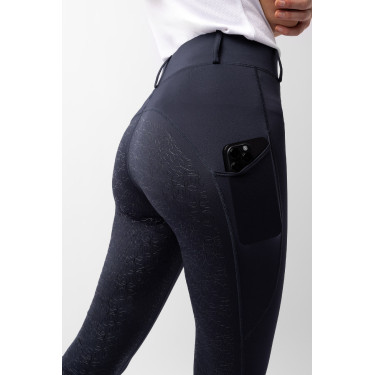 Legging fond intégral Grip Horze Dea femme Marine foncé Bleu