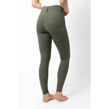 Legging fond intégral Grip Horze Dea femme Vert scarabée