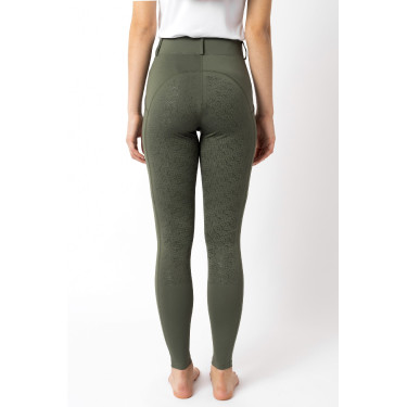 Legging fond intégral Grip Horze Dea femme Vert scarabée