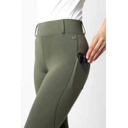 Legging fond intégral Grip Horze Dea femme Vert scarabée