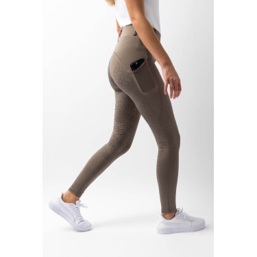 Legging équitation à fond intégral Grip Horze Dea, femme Marron morille Legging équitation à fond intégral Grip Horze Dea, femme Marron morille