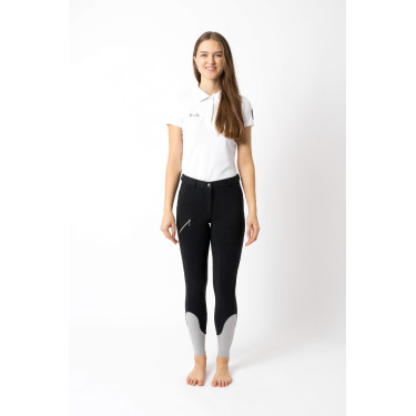 Pantalon d'équitation Horze Felicia fond intégral grip Marine foncé Bleu Pantalon d'équitation Horze Felicia fond intégral grip Marine foncé Bleu