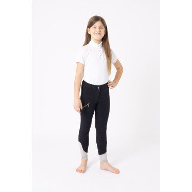Pantalon pour enfants Horze Felicia Marine foncé Bleu Pantalon pour enfants Horze Felicia Marine foncé Bleu