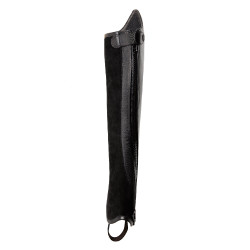 Mini-chaps Horze Wicklow avec perforations fleuries Noir Mini-chaps Horze Wicklow avec perforations fleuries Noir