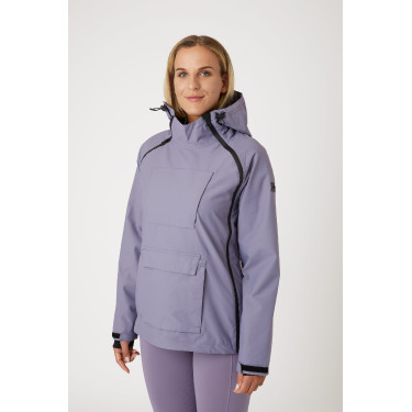 Veste d'équitation imperméable Horze Ayla avec fermetures éclair femme Raisin royal Violet Veste d'équitation imperméable Horze Ayla avec fermetures éclair femme Raisin royal Violet