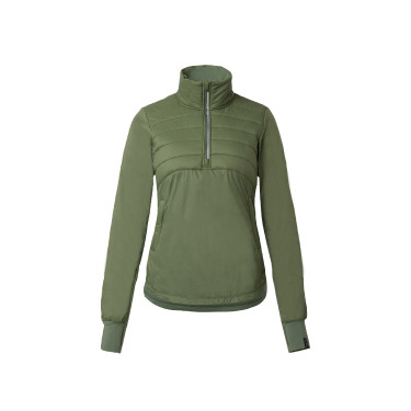 Anorak hybride Horze Annika, femme Vert olive Anorak hybride Horze Annika, femme Vert olive