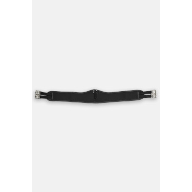 Sangle préformée néoprène Frontera avec élastique Horze Noir Sangle préformée néoprène Frontera avec élastique Horze Noir