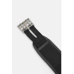 Sangle préformée néoprène Frontera avec élastique Horze Noir Sangle préformée néoprène Frontera avec élastique Horze Noir