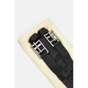 Sangle de dressage néoprène avec fausse fourrure Sangle de dressage néoprène avec fausse fourrure