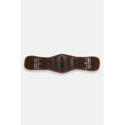 Sangle de dressage néoprène Varna sans élastique Horze Marron demitasse Sangle de dressage néoprène Varna sans élastique Horze Marron demitasse