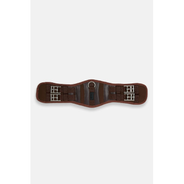 Sangle de dressage néoprène Varna sans élastique Horze Marron demitasse Sangle de dressage néoprène Varna sans élastique Horze Marron demitasse