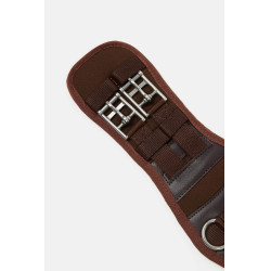 Sangle de dressage néoprène Varna sans élastique Horze Marron demitasse Sangle de dressage néoprène Varna sans élastique Horze Marron demitasse
