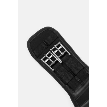 Sangle de dressage néoprène Varna avec élastique Horze Noir Sangle de dressage néoprène Varna avec élastique Horze Noir