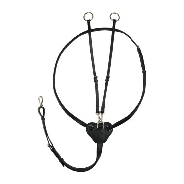 Martingale d'équitation cuir Horze Winchmore