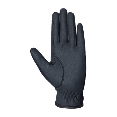 Gants d'équitation d'hiver pour femmes Sinja B Vertigo Marine foncé Bleu
