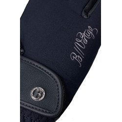 Gants d'équitation d'hiver pour femmes Sinja B Vertigo Marine foncé Bleu