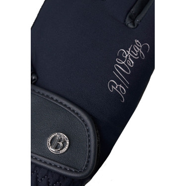 Gants d'équitation d'hiver pour femmes Sinja B Vertigo Marine foncé Bleu