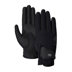 Gants d'équitation d'hiver pour femmes Sinja B Vertigo Noir