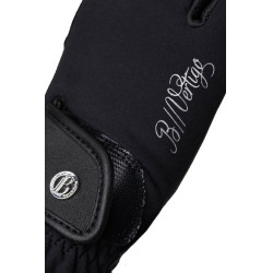 Gants d'équitation d'hiver pour femmes Sinja B Vertigo Noir