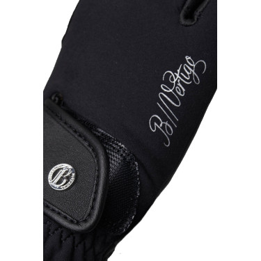 Gants d'équitation d'hiver pour femmes Sinja B Vertigo Noir
