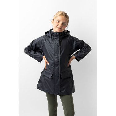 Veste imperméable Horze Clara enfant Marine foncé Bleu Veste imperméable Horze Clara enfant Marine foncé Bleu