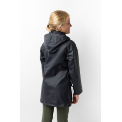Veste imperméable Horze Clara enfant Marine foncé Bleu Veste imperméable Horze Clara enfant Marine foncé Bleu