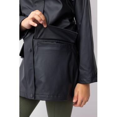 Veste imperméable Horze Clara enfant Marine foncé Bleu Veste imperméable Horze Clara enfant Marine foncé Bleu
