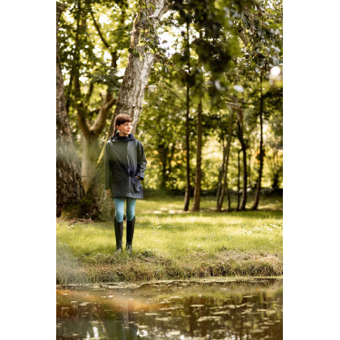 Veste imperméable Horze Clara enfant Marine foncé Bleu Veste imperméable Horze Clara enfant Marine foncé Bleu