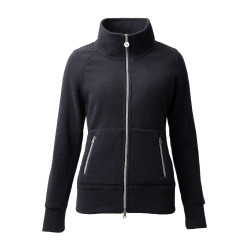 Veste d'équitation polaire Horze Ellie femme Marine foncé Bleu