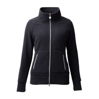 Veste d'équitation polaire Horze Ellie femme Marine foncé Bleu