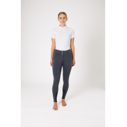 Pantalon d'équitation fond intégral Meghan B Vertigo taille haute femme Bleu marine foncé
