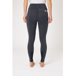 Pantalon d'équitation fond intégral Meghan B Vertigo taille haute femme Bleu marine foncé