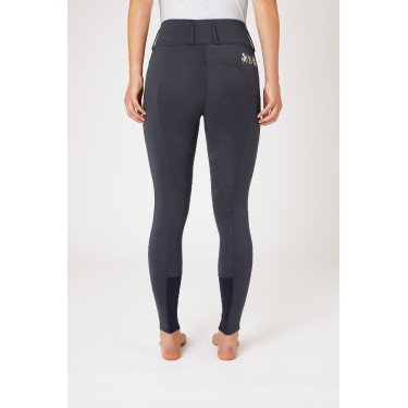 Pantalon d'équitation fond intégral Meghan B Vertigo taille haute femme Bleu marine foncé