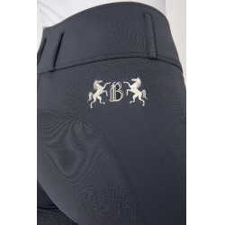 Pantalon d'équitation fond intégral Meghan B Vertigo taille haute femme Bleu marine foncé