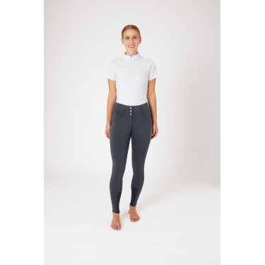 Pantalon d'équitation fond intégral Meghan B Vertigo taille haute femme Bleu marine foncé