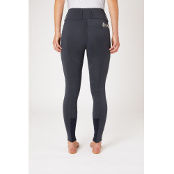Pantalon d'équitation fond intégral Meghan B Vertigo taille haute femme Bleu marine foncé