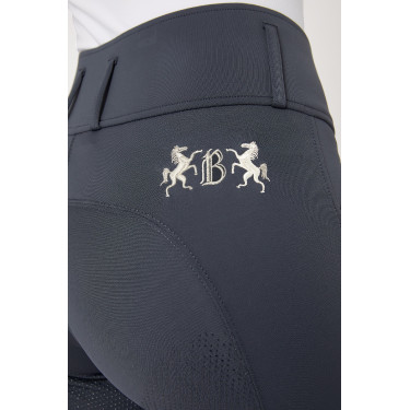 Pantalon d'équitation fond intégral Meghan B Vertigo taille haute femme Bleu marine foncé