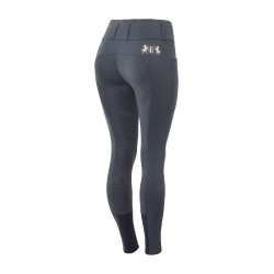 Pantalon d'équitation fond intégral Meghan B Vertigo taille haute femme Bleu marine foncé