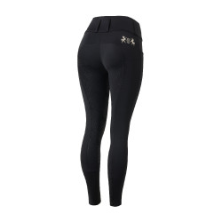 Pantalon d'équitation fond intégral Meghan B Vertigo taille haute femme Noir Pantalon d'équitation fond intégral Meghan B Vertigo taille haute femme Noir