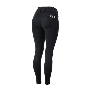Pantalon d'équitation fond intégral Meghan B Vertigo taille haute femme Noir Pantalon d'équitation fond intégral Meghan B Vertigo taille haute femme Noir