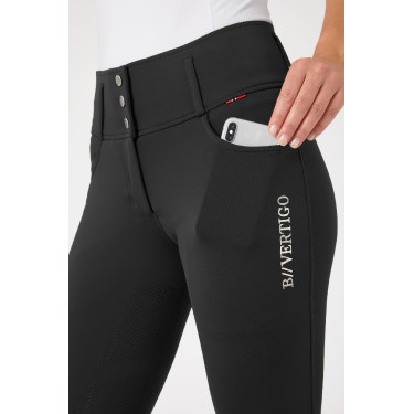 Pantalon d'équitation fond intégral Meghan B Vertigo taille haute femme Noir Pantalon d'équitation fond intégral Meghan B Vertigo taille haute femme Noir