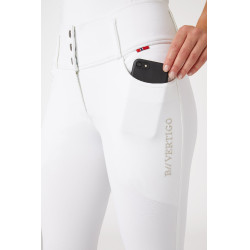 Pantalon d'équitation fond intégral Meghan B Vertigo taille haute femme Blanc Pantalon d'équitation fond intégral Meghan B Vertigo taille haute femme Blanc
