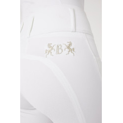 Pantalon d'équitation fond intégral Meghan B Vertigo taille haute femme Blanc Pantalon d'équitation fond intégral Meghan B Vertigo taille haute femme Blanc