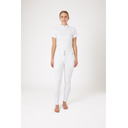 Pantalon d'équitation fond intégral Meghan B Vertigo taille haute femme Blanc Pantalon d'équitation fond intégral Meghan B Vertigo taille haute femme Blanc