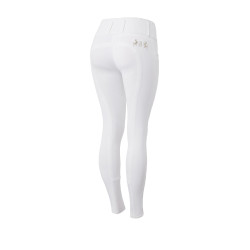 Pantalon d'équitation fond intégral Meghan B Vertigo taille haute femme Blanc Pantalon d'équitation fond intégral Meghan B Vertigo taille haute femme Blanc