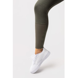 Pantalon fond intégral grip toutes saisons Horze Mira Vert scarabée
